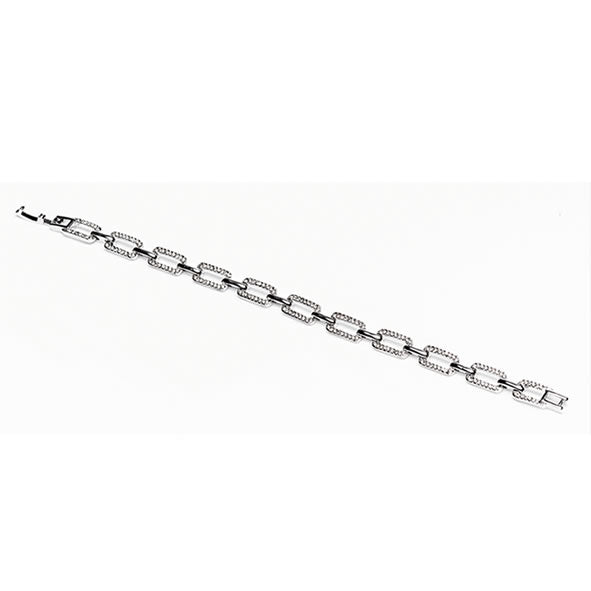 Silver Diamond Bracelet