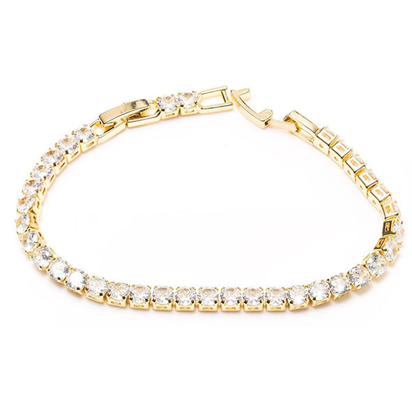 Gold Tennis Diamond Bracelet