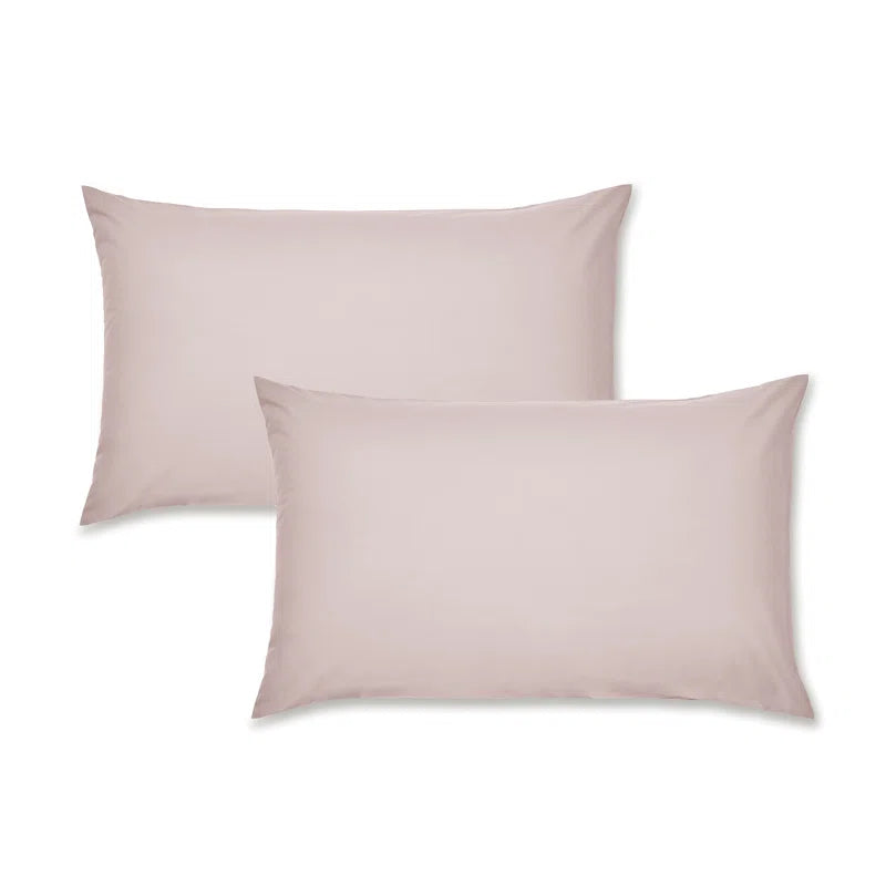 Catherine Lansfield Easy Iron Percale Standard Pillowcase 2 Pack Pink