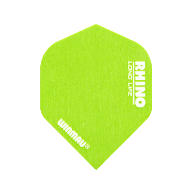 Winmau Rhino Standard Dart Flights Solid Green x3 Set