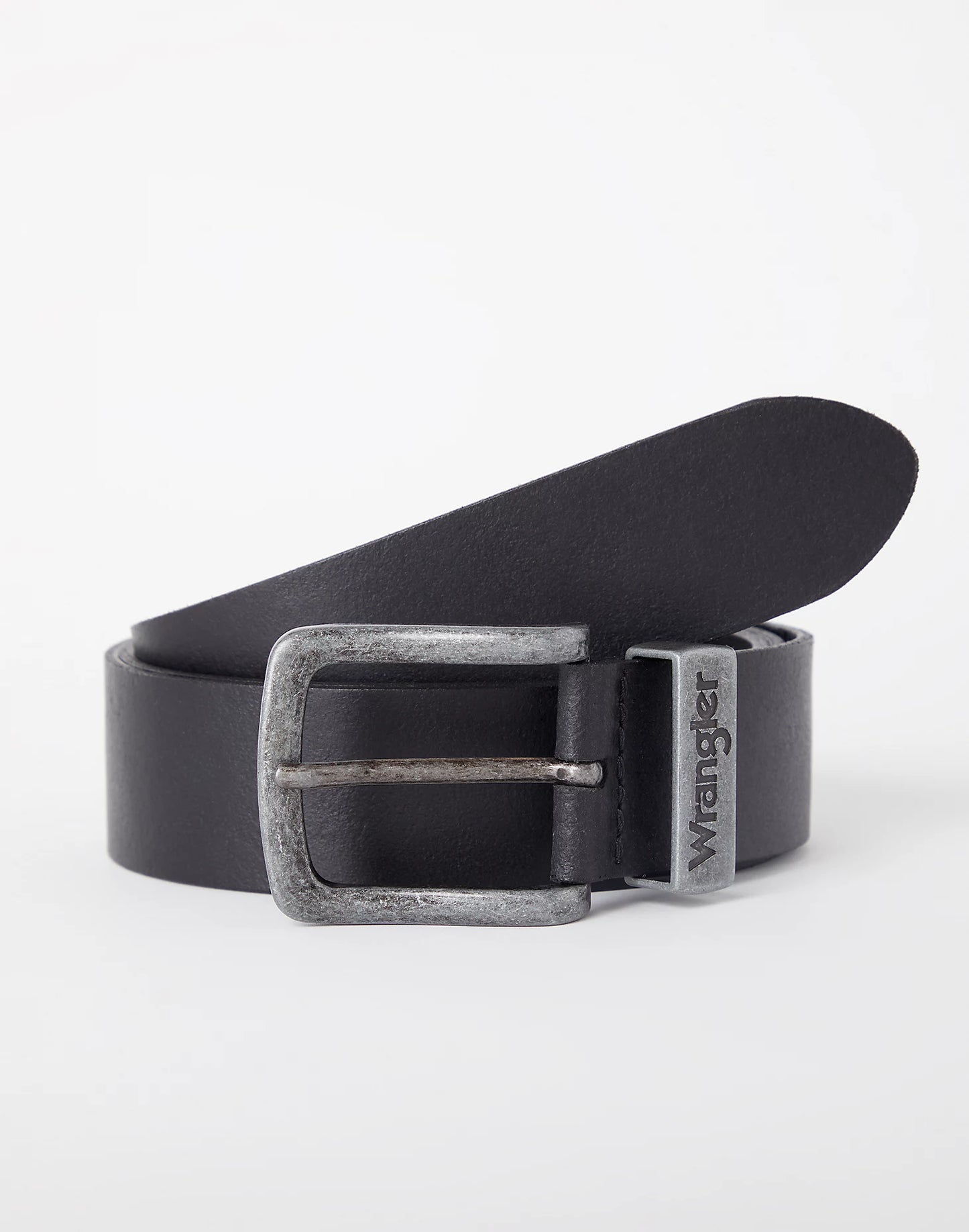 Wrangler Basic Metal Loop Belt Black