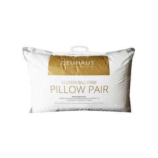 Neuhaus Cotton Check Pillow Twin Pack