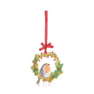 Sparkle Robin & Wreath Decoration