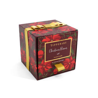 Poinsettia Tumbler Candle - Christmas Berries