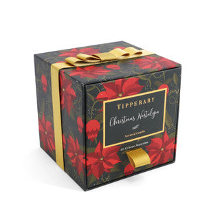 Poinsettia Tumbler Candle - Christmas Nostalgia