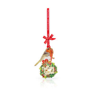 TIPPERARY NOLLAIG SHONA ROBIN SPARKLE DECORATION