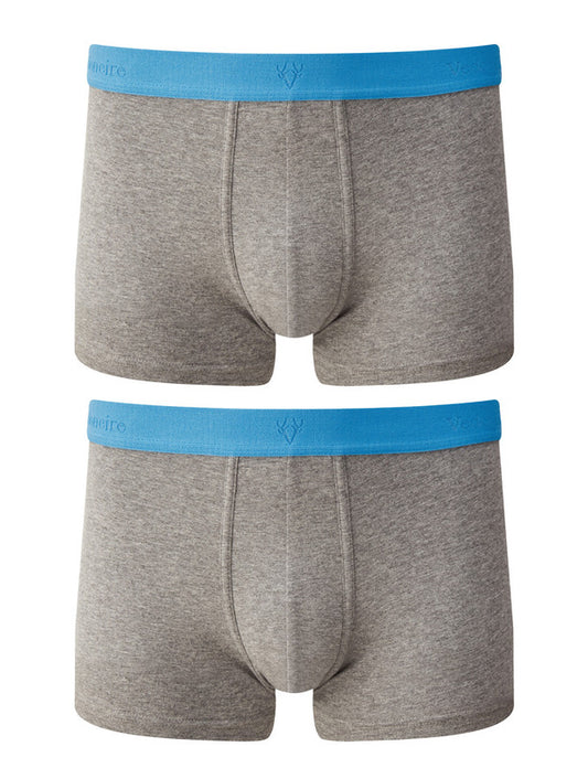 Vedoneire Men's Fitted Boxer Briefs 2 Pack Grey