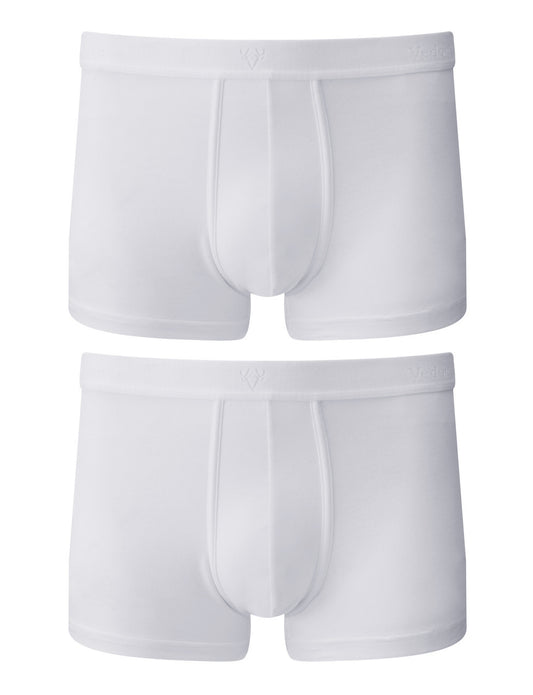 Vedoneire Men's Fitted Boxer Briefs 2 Pack White