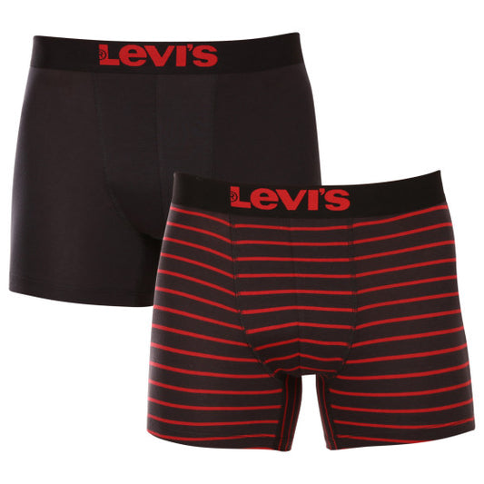 Levi's Boxer Brief 2 Pack Black