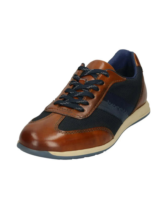 Bugatti Thorello Trainer Shoes Cognac/Dark Blue