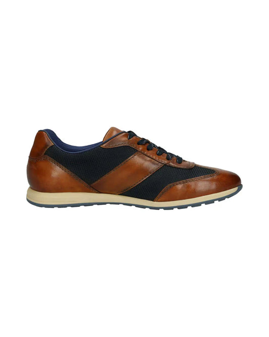 Bugatti Thorello Trainer Shoes Cognac/Dark Blue