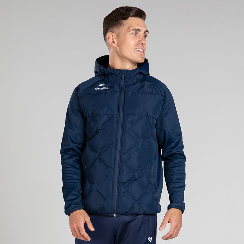 Claremorris Vortex Lightweight Hooded Padded Jacket Navy