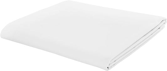 Catherine Lansfield Non Iron Percale Flat Sheet White