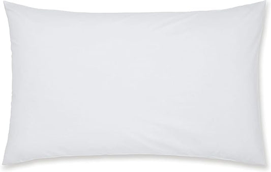 Catherine Lansfield Easy Iron Percale Standard Pillowcase 2 Pack White