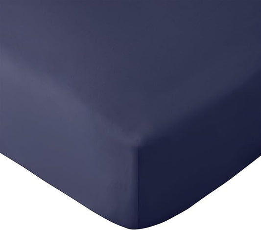 Catherine Lansfield So Soft Easy Iron Fitted Sheet Navy Blue