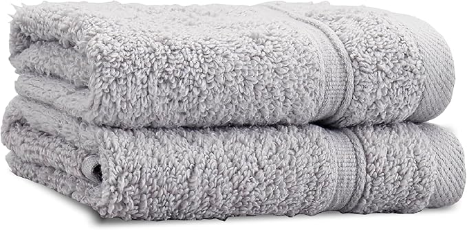 Catherine Lansfield Zero Twist Soft & Absorbent Cotton Face Cloth Silver Grey