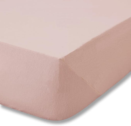 Catherine Lansfield So Soft Easy Iron Single Fitted Sheet Pink