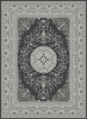 Isphahan Rug Anthracite 120x170cm