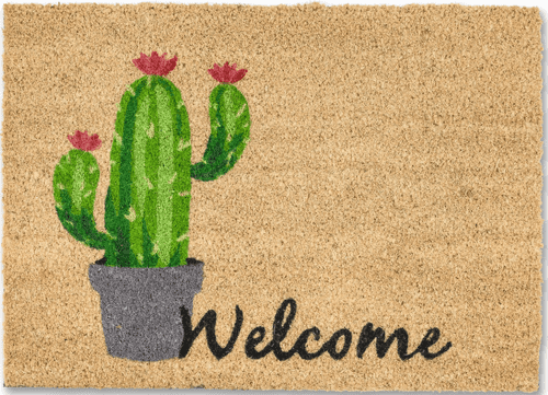 Coco Design Doormat "Welcome" Cactus Design 40x60 cm