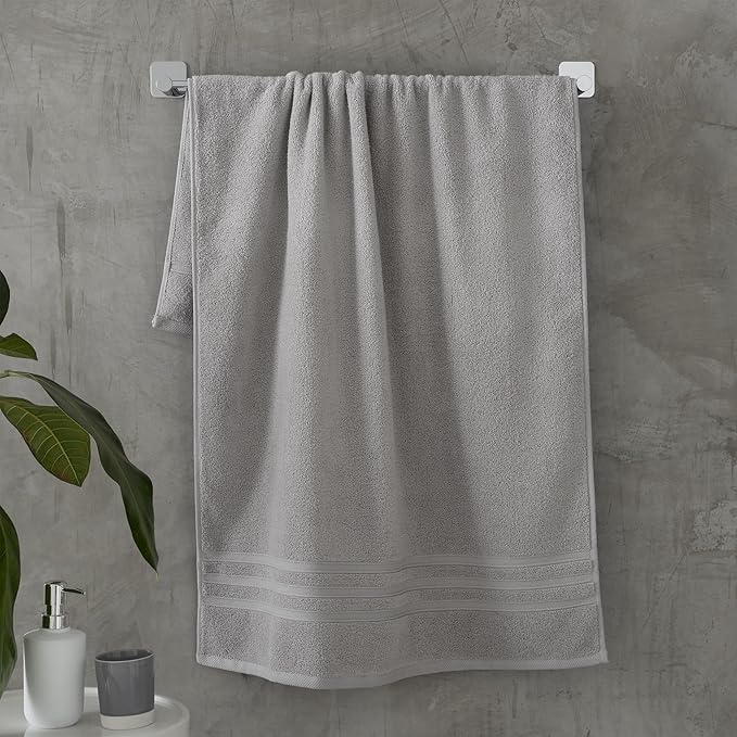 Catherine Lansfield Zero Twist Soft & Absorbent Cotton Hand Towel Sliver Grey
