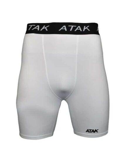 Atak White Compression Shorts