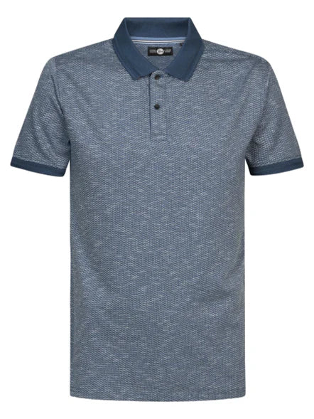 Petrol Polo Short Sleeve Blue