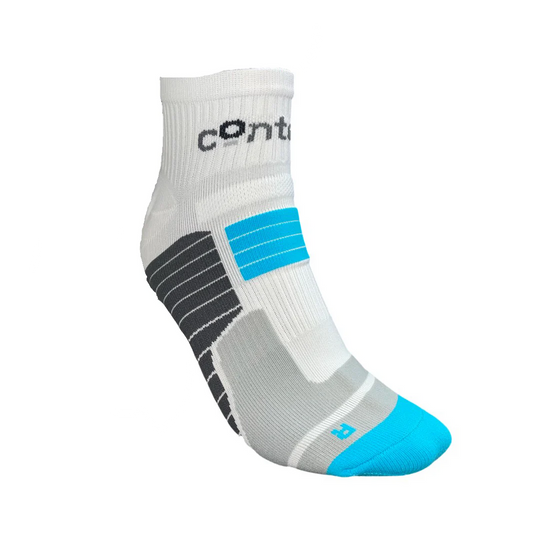 Contest Podium Socks Grey/Light Blue