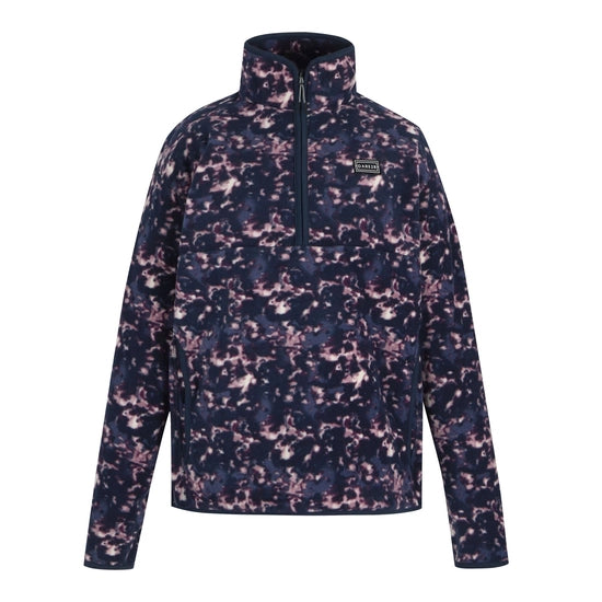 Women's Amble Fleece | Navy Ink Print
