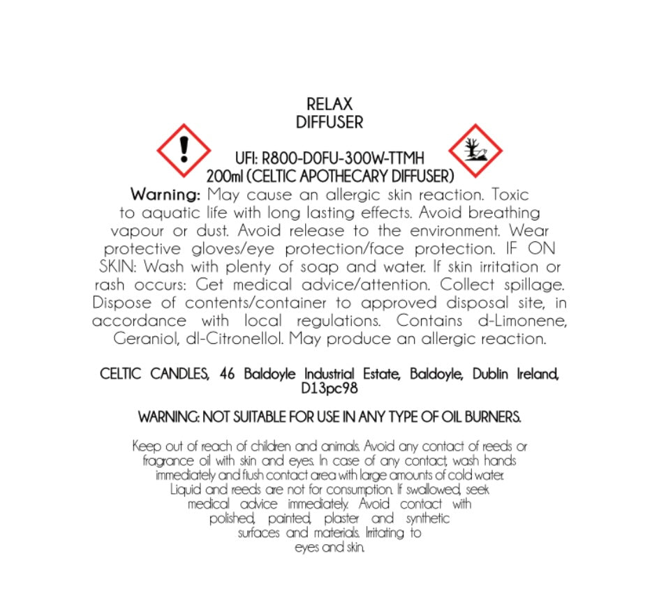 Relax Apothecary Diffuser