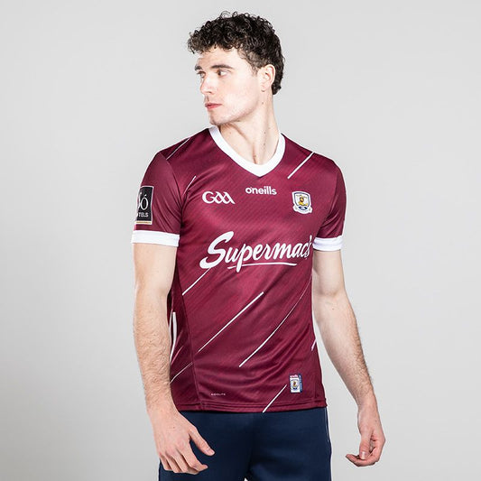 Galway GAA Player Fit Home Jersey 2023 Adult