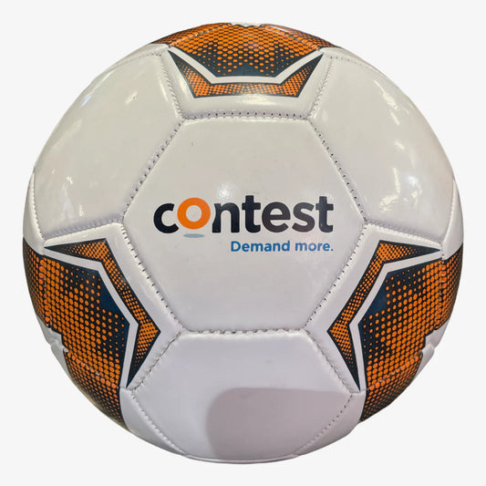 Contest Glider Football White/Orange Size-5