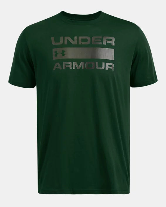 Under Armour Men's UA Team Issue Wordmark Short Sleeve Green