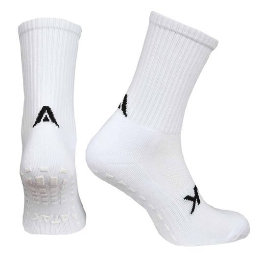 ATAK Grip Mid Leg Socks White