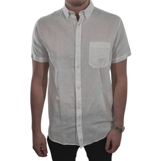 Pre-End  Frey Shirt Short Sleeve  Plain White