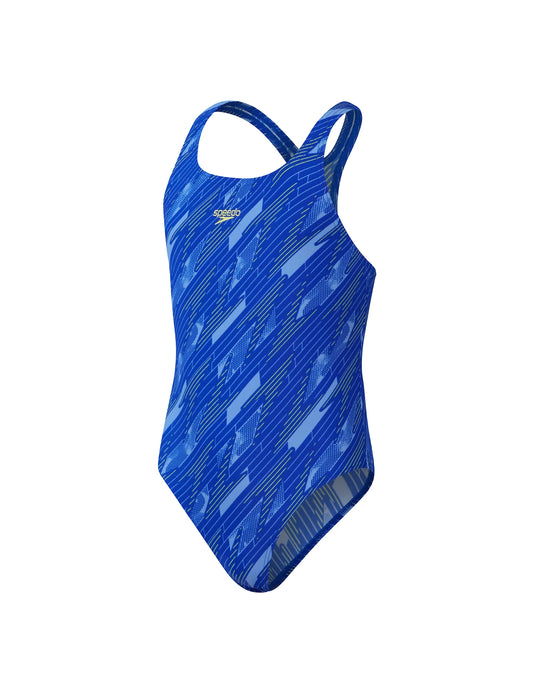 Speedo Kids'  Hyperboom Splice Muscleback Swimsuit