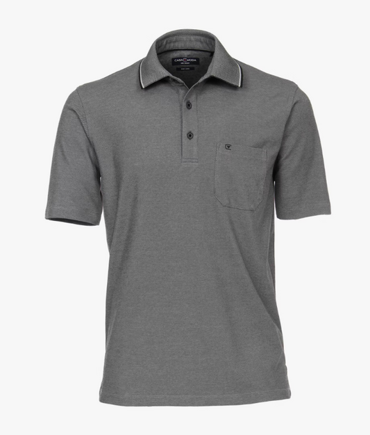 Casa Moda Polo Shirt Short Sleeve Grey