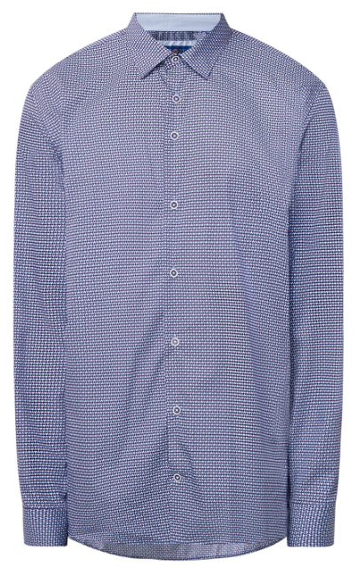 POPE Geometric Single Cuff Formal Shirt