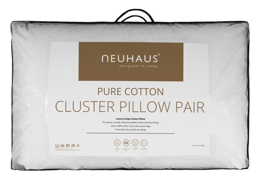 Neuhaus Stripe Pure Cotton Cluster Pillow Pair