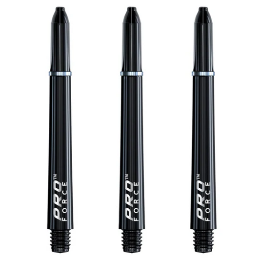 Winmau Pro Force Shaft Black x 3 Set