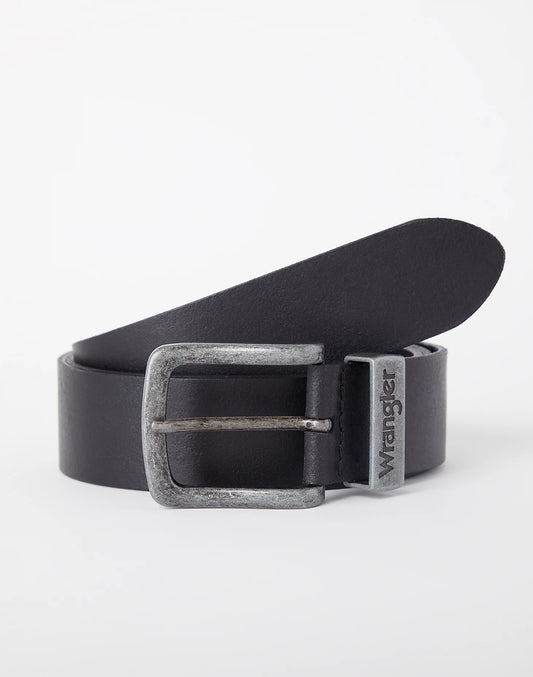 Wrangler  Basic Metal Loop Belt Black