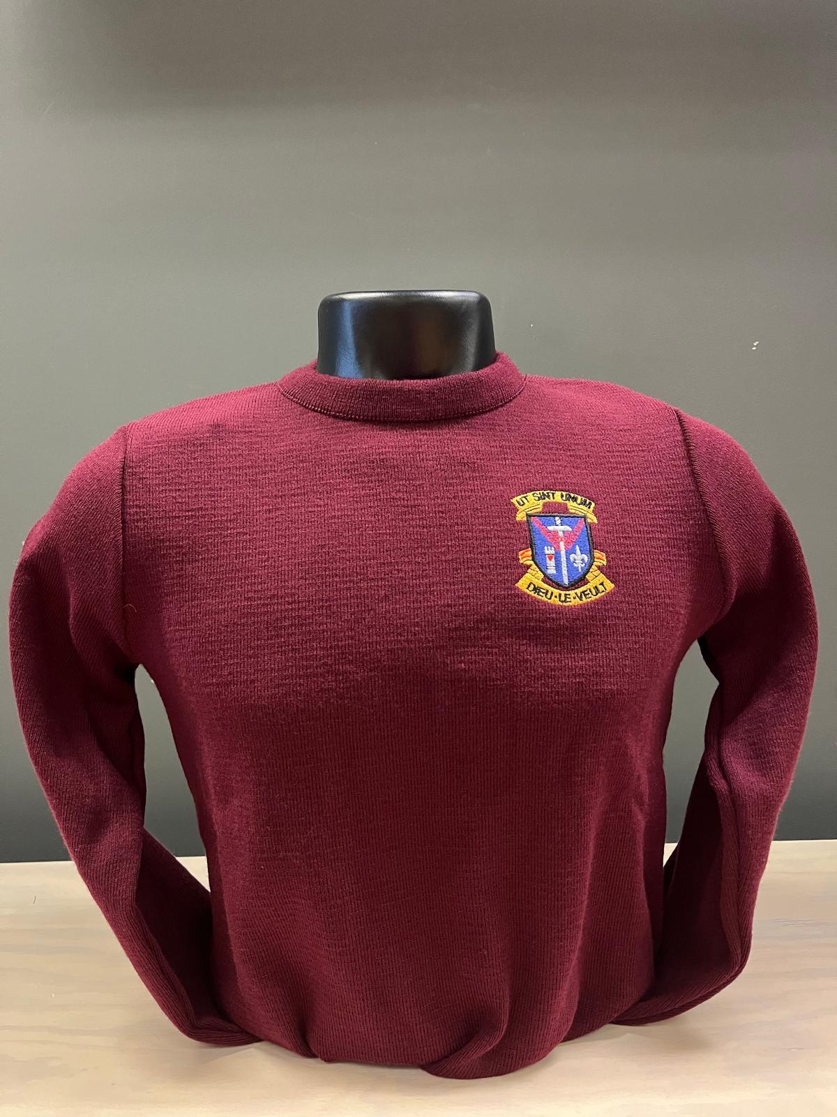 St. Louis Secondary School Boys Jumper Wine (Junior)