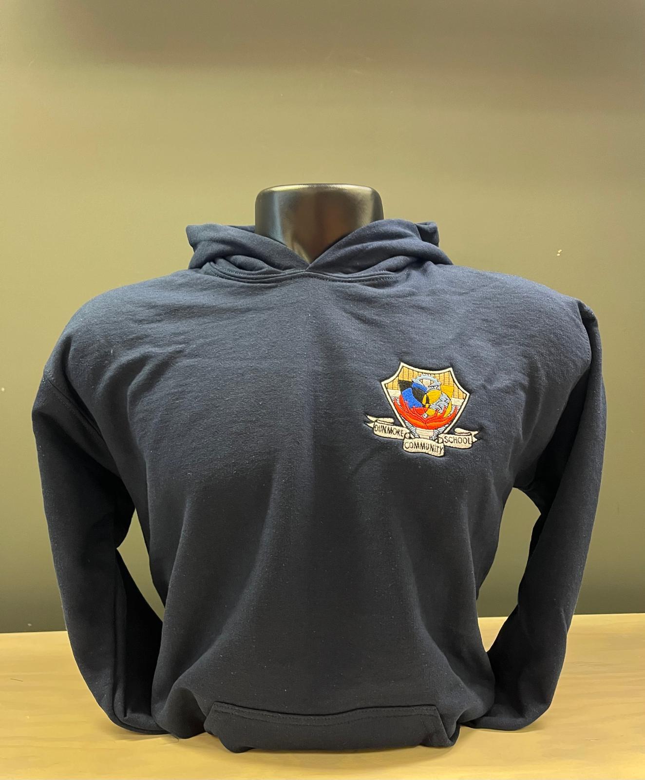 Dunmore Community School Hoodie Navy