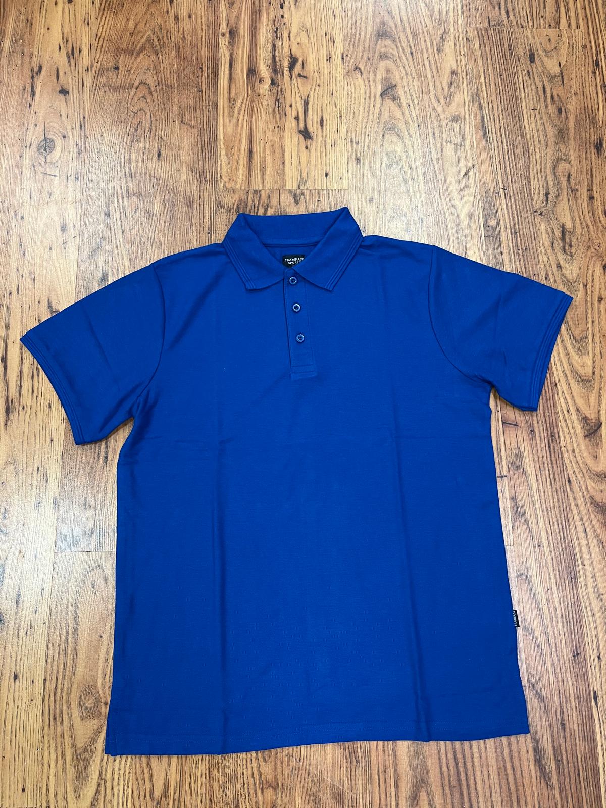 School Short Sleeve Polo Shirt Royal Blue