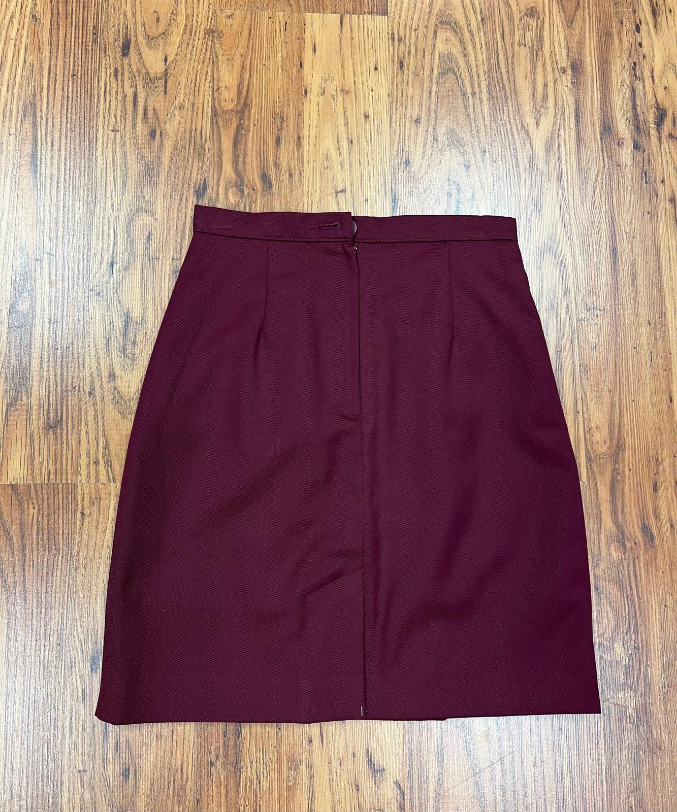 Mount St. Michael Secondary School Skirt Wine (Senior)