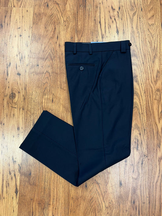 Boys Slim Fit School Pants Navy