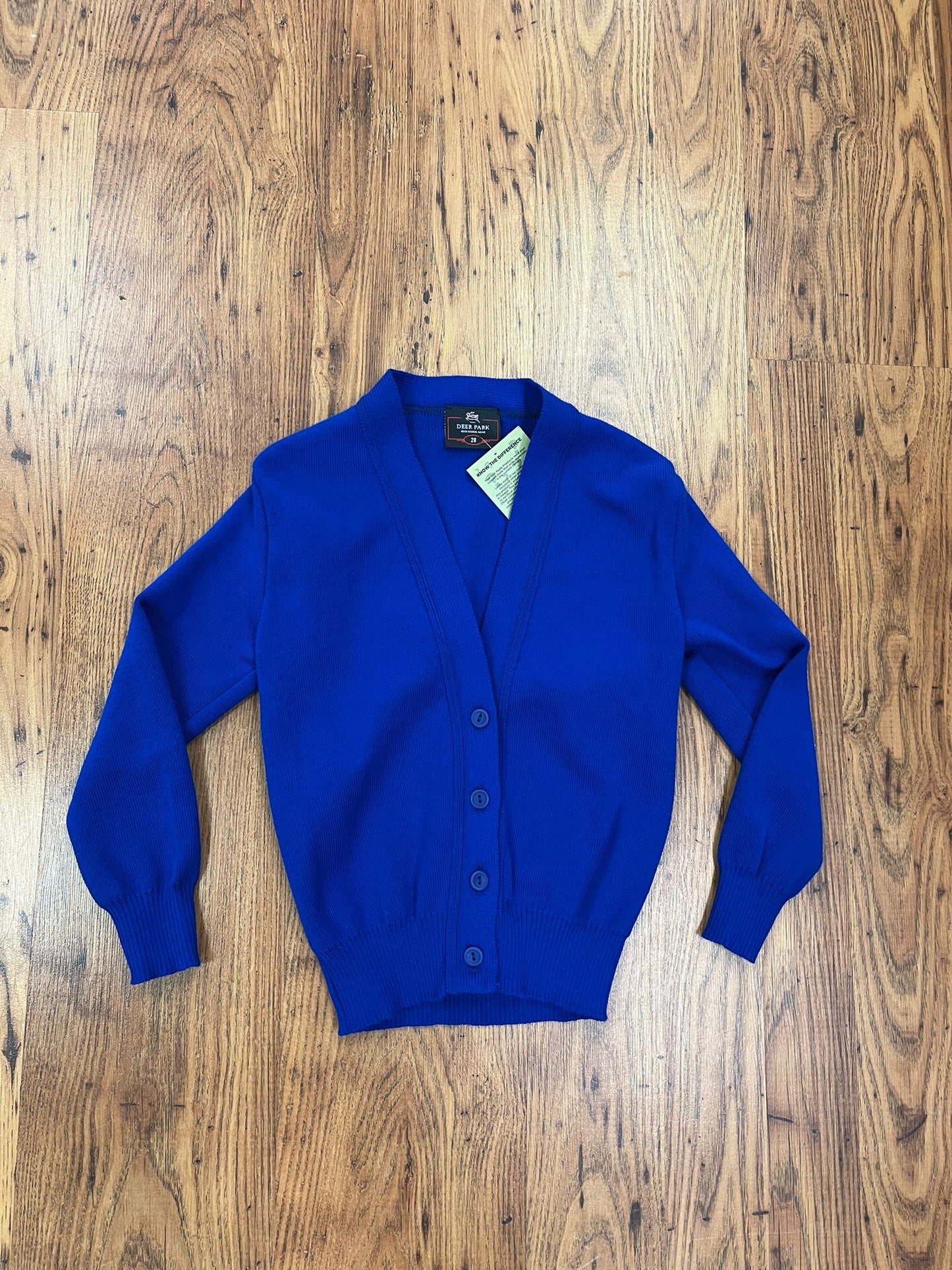 Convent Of Mercy National School Cardigan Royal Blue