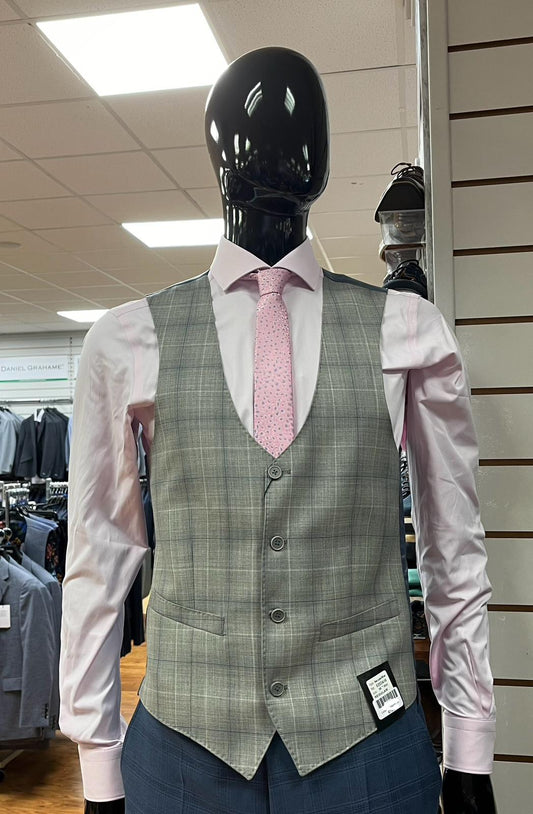 Remus Uomo Lucian Waistcoat Grey