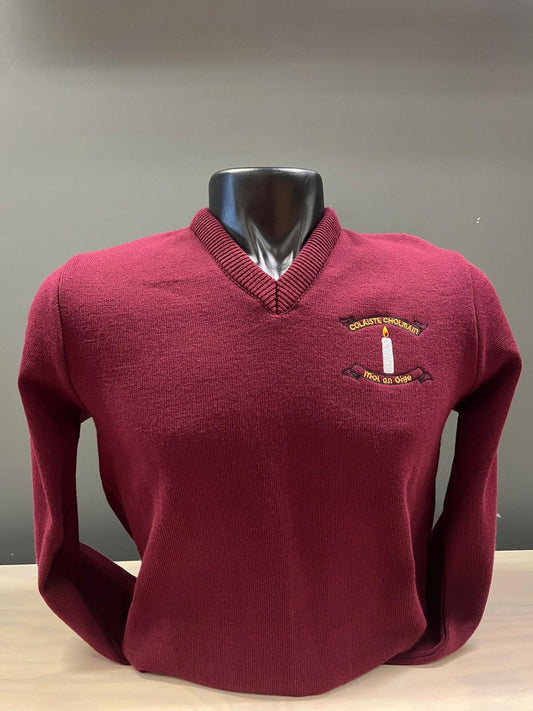 St. Colman's College Secondary School Wine Jumper (Junior)