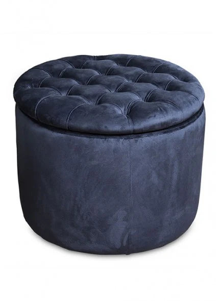 The Grange Interiors Royal Blue Storage Stool