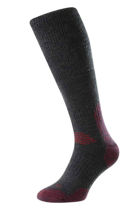 HJ ProTrek Mountain Comfort Top Sock  - HJ703 Mid Navy/Red